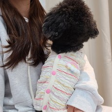 블랙 레인보우 가디건, 핑크, 1개