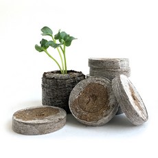 지피 펠렛 33mm 1개.압축 상토 배양토 삽목 친환경 모종 포트 발아 천연 육묘, 1개