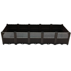 偉特鸚鵡 烏龜飼養箱 透明片款雙五聯, 白方格 透明款雙五聯, 1套