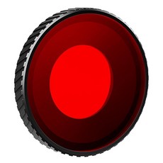 OURHZTB DJI Osmo 액션 5 프로/액션 4 스포츠 카메라용 방수 다이빙 필터 보호 렌즈 필터 김 서림 방지 수중 렌즈 프로텍터 커버 필터 (레드), 레드