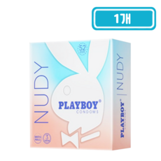 플레이보이 NUDY 울트라씬 초박형 콘돔, 1개, 3개입