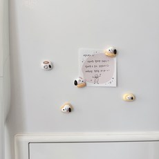 베이커리 스누피 냉장고 자석 마그넷 세트, 기본