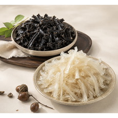 [삼주식품] 도토리 청포묵말랭이 원료 100% 무첨가 자연건조 떡 당면 대용 건강식 각 250g, 2개