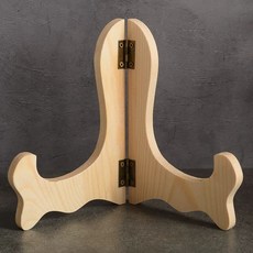 그릇 예쁜 수입 거치대 골동품 중세 원목 접시 받침대, 1개, L.7.5인치오리지널컬러제품으로2325cm높이