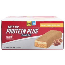 Met-Rx 蛋白質棒, 奶油花生醬脆, 85克, 9件