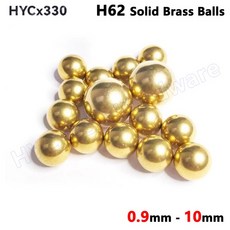 H62 단단한 황동 볼 정밀 금속 베어링 라운드 비즈 0.9 1 1.2 1.8 2 2.381 2.5 3 3.175 4 4.45 ~ 10 mm, 16 6.35mm, 08 500Pcs, 1개