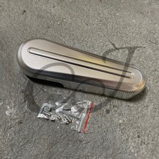 CJ Vespa 偉士牌 4T 春天 衝刺 前叉蓋 CNC, 1個, Silver 銀