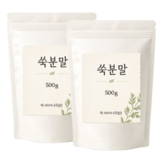 국산 쑥가루 100 % 국내산 쑥분말 무첨가, 100g, 1개, 2개입