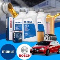 폭스바겐 골프 5세대 2.0FSI (BLX) 가솔린 말레 5W30 엔진오일 필터세트 VIN