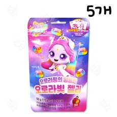 캐치티니핑 오로라핑의 영롱한 오로라빛 젤리, 250g, 1세트