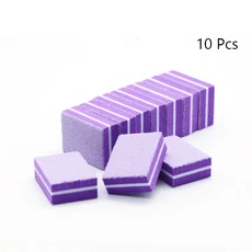 전문 미니 네일 아트 버퍼 100/180 사포 매니큐어 케어 파일 샌딩 연마 손톱 그라인딩 장비 도구 50 개