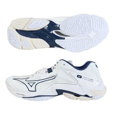 미즈노 웨이브 라이트닝 Z8 남성 여성 배구화 화이트 네이비 V1GA240061