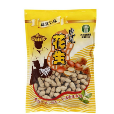 虎尾鎮農會 鹽酥花生 蒜茸口味 香酥脆口 下酒聊天零嘴, 500g, 1個