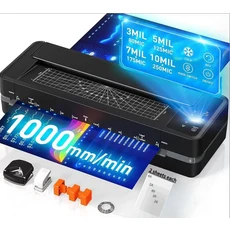 SL6316 오피스 다기능 완전 자동 라미네이팅 기계 사진 밀봉기 A3 문서 필름, 03 Black(Package1), 01 유럽 ​​연합