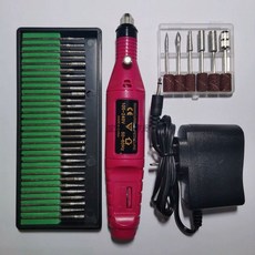 발톱정리 손톱 밀대 정리 전동 네일케어도구 가는기구, 1개