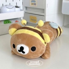 [당일배송] 쏘큐트 꿀벌 리락쿠마 인형 필통 펜케이스, 1개, one color