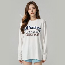 비키비키 플래그 여성 래쉬가드 남자 상의 빅사이즈 라운드 비치웨어 수영복 UPF50+