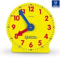 (러닝리소스)LER2202-1소형시계/시간학습기/모형시계, 1개