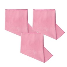 피닉스 초극세사 건식 스포츠 타올 3종 SET, 핑크, 3개