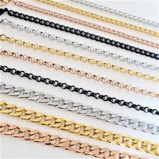 서은이네 써지컬스틸 체인목줄 강아지목걸이 고양이목걸이 소중대형견묘 목걸이 (11종), 목줄A실버, 20cm, 1개