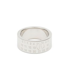 MM6메종마르지엘라 숫자 인그레이빙 폴리시드 링