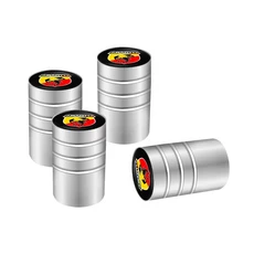 FIAT Abarth 500 Tipo FR Panda Argo Freemont Viaggio Bravo Punto Doblo 용 3D 메탈 자동차 타이어 밸브, 01 Abarth A Silver