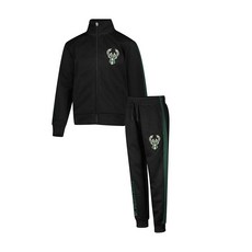 Ultra Game Youth NBA 공식 슈퍼 소프트 풀 지퍼 액티브 트랙 재킷 및 바지 세트