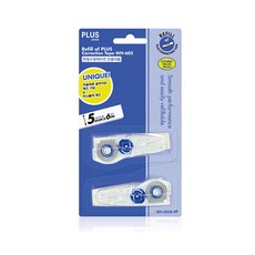 플러스 수정테이프 리필 5mm x 6m wh-605R, 화이트, 5개