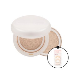 투쿨포스쿨 픽싱 듀 쿠션 (본품+리필) + 누드 쿠션 에어퍼프 5P 증정, 3호 베이지, 1개