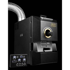 CATERJOY 黑武士咖啡烘豆機 自動手動雙模式 9條烘焙曲線, 110v標準配備付煙管