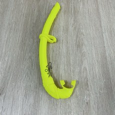 潛鯨 濕式呼吸管 軟式呼吸管 呼吸管 浮潛三寶 現貨 矽膠折疊成人濕式呼吸管 矽膠折疊, 黃色