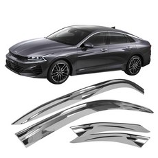 엑스핏 차종별 맞춤 크롬 썬바이저, 기아 K5 DL3, 기아