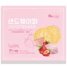 위드쿡 딸기 샌드웨이퍼, 1개, 240g