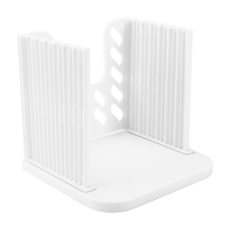 빵 슬리커 토스트 슬라이서 빵 토스트 슬라이서 슬라이서 베이글 로프 슬라이서 샌드위치 제조업체 토스트 슬라이싱 머신 접이식 빵 커터, 하얀색