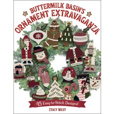 Buttermilk Basin's Ornament Extravaganza: 45 Easy-To-Stitch Designs! Paperback, That Patchwork Place
