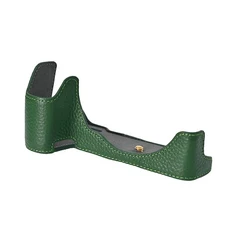 카메라 진짜 가죽 하프 바디 케이스 보호 가방 베이스 커버 니콘 Z7II Z6II Z5II Z7 Z6 Z5 배터리 개폐 가, 02 green