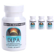 Source Naturals DLPA 750毫克, 30 件, 4個