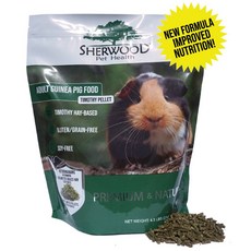 셔우드 기니피그 티모시 펠렛 사료, 2kg, 1개