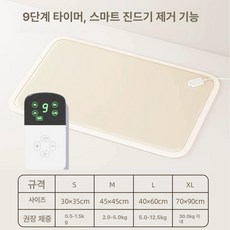 애완 동물 고양이 개 전기 담요 소형 히터 온열, 기본 전기/온수매트 사이즈, S 30x35cm 0.5-1.5kg