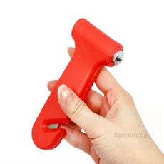 SM 자동차 비상탈출 망치 비상탈출키트 차량용, 오렌지, 1개