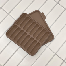 홍스마마 플래티넘 실리콘 이유식 큐브 아이스 트레이, 1개, 밀크초코, 10ml