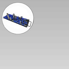 N4938 벽걸이 손잡이형 80P 소켓 트레이 레일, 본상품