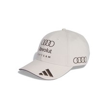 ADIDAS 運動帽 棒球帽 Audi Revolut F1 TEAM 聯名款, KF0714(白),M, 白