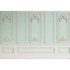 바오시코 10x7피트 빈티지 거실 벽 배경 사진 유럽 궁전 검은 생일 파티 결혼식 졸업 행사 스튜디오 영상, 7x5ft