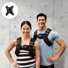 중량조끼 짧은기장 몸핏밀착 통기성 맨몸운동, 5kg, 블랙