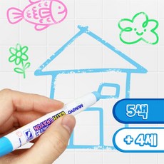 하우스픽 목욕놀이크레용 욕실 크레용