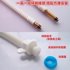 水博士 304不鏽鋼冷熱單孔水龍頭，面盆龍頭，洗手盆台上盆洗臉盆適用，黃銅主體，簡約時尚, 1個, 單孔龍頭專用軟管*2條