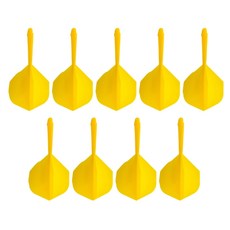 통합 다트 샤프트 및 플라이트 다트 및 플라이트 다트 샤프트 및 플라이트 콤보(2BA 스레드 직경 다트 배럴용), 노란 색, 1개
