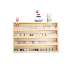 선반 우드 마스킹테이프 홀더 진열대 용품 거치대 테잎, 가로40 높이26 폭7cm 3단