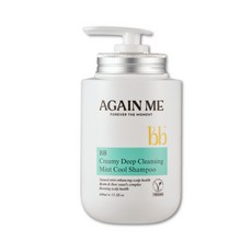 [특허기술력] 어게인미 정수리냄새 지루성두피 수분 민트 쿨 샴푸, 1개, 400ml
